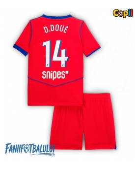 Paris Saint-Germain Desire Doue #14 Echipament de Fotbal Replică 2025-26 Copii Treilea (+ Șorturi)